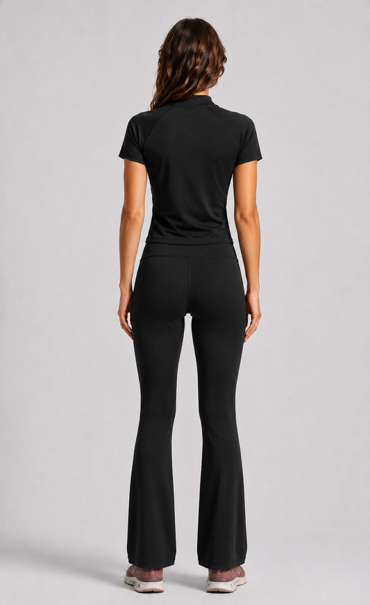 High-Waist Wide Leg Legging