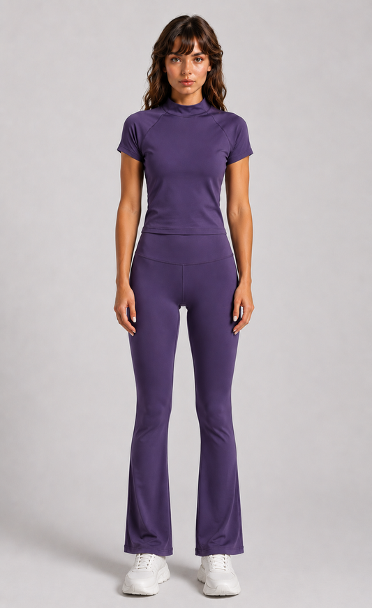 High-Waist Wide Leg Legging
