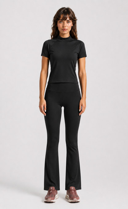 High-Waist Wide Leg Legging