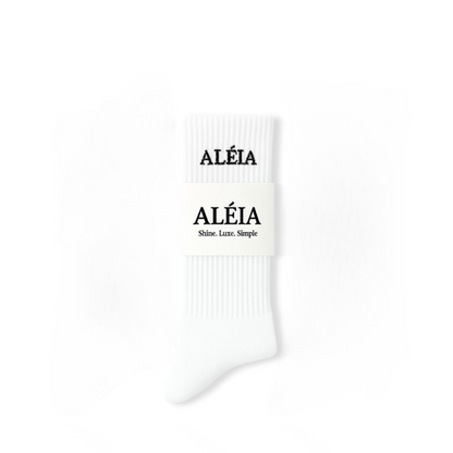 Solid Comfortable Cotton Crew Socks 1 Pair